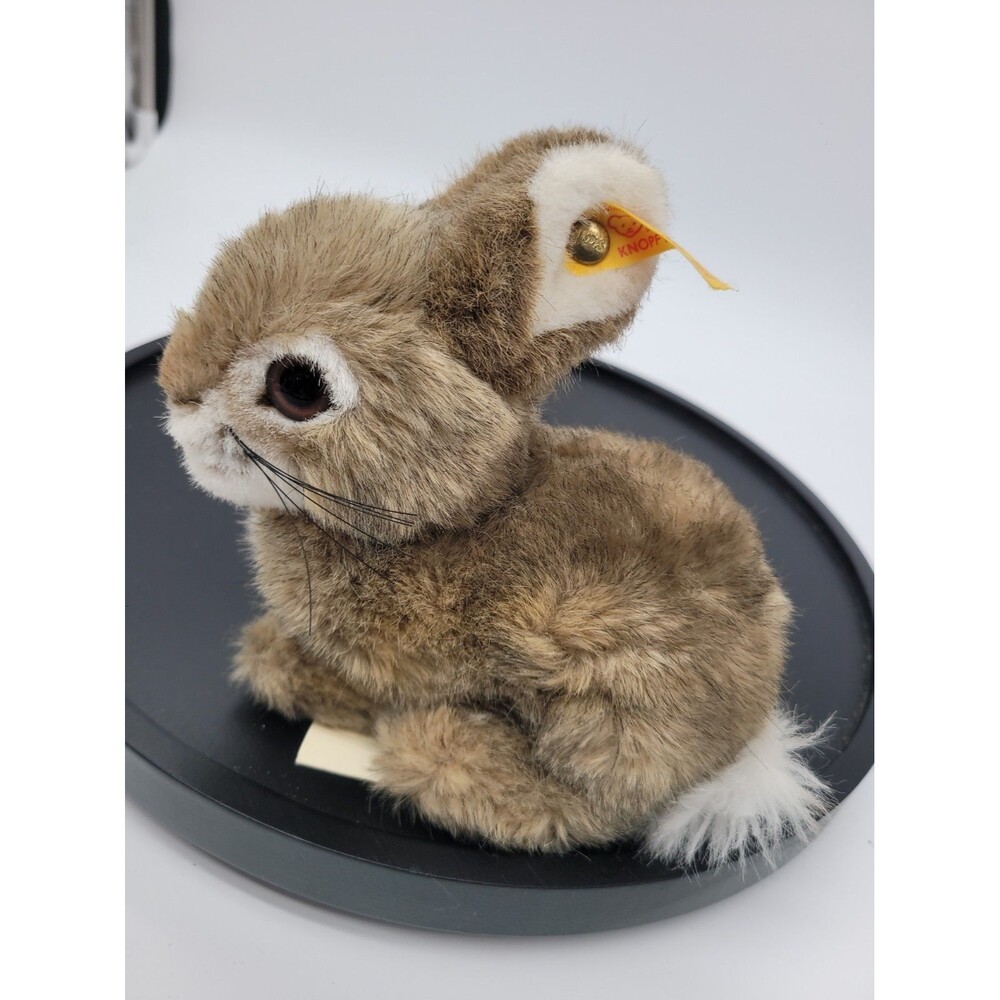 Steiff Knopf Im Ohr Dormili Hase 16 Rabbit 077708  Bunny New with Tags 6.5" Tall - Picture 5 of 9